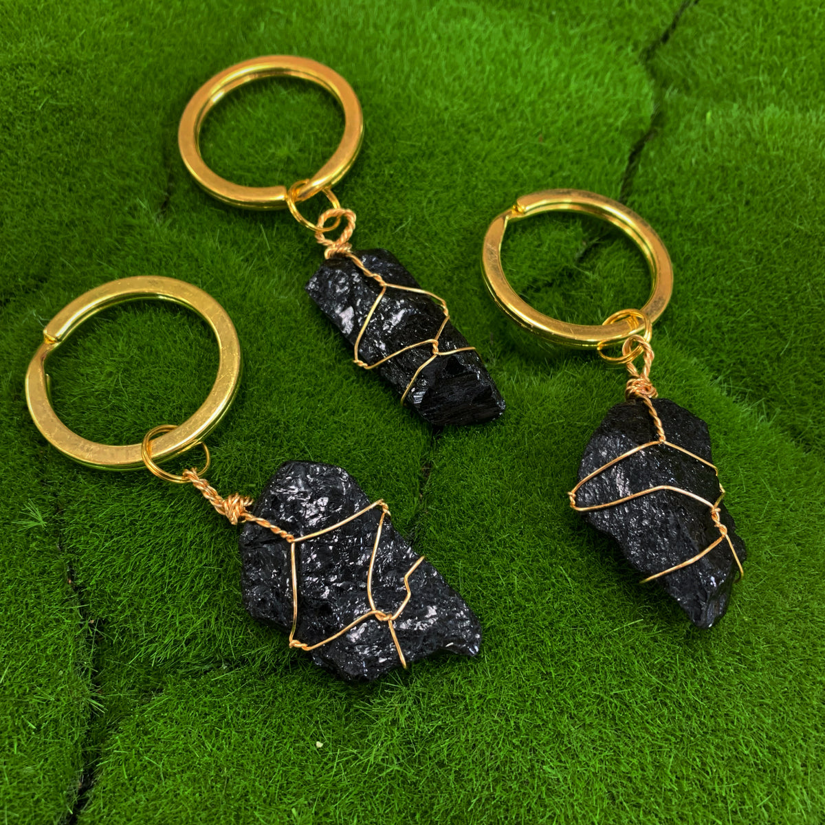 Black Tourmaline Keychain