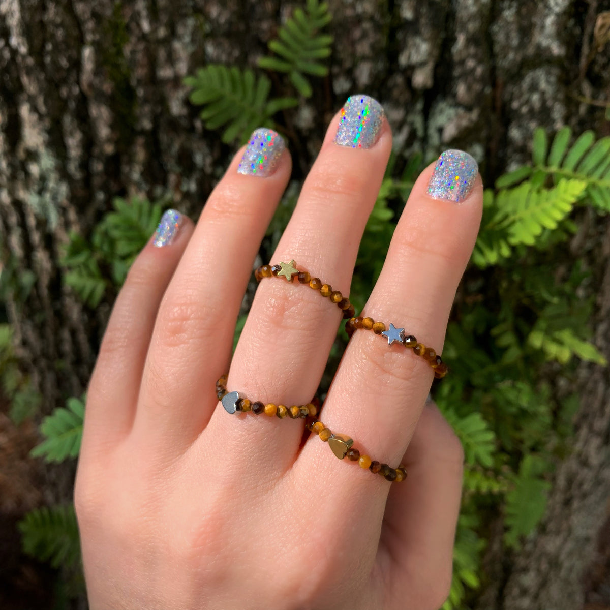 Faceted Tiger Eye Ring