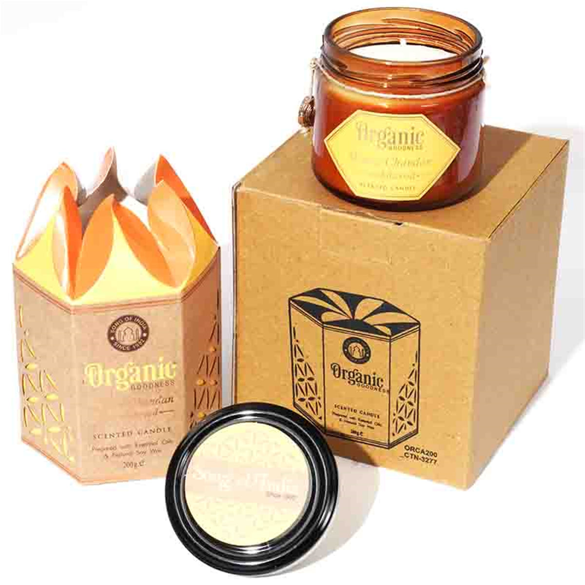 Patchouli Vanilla - Organic Candle