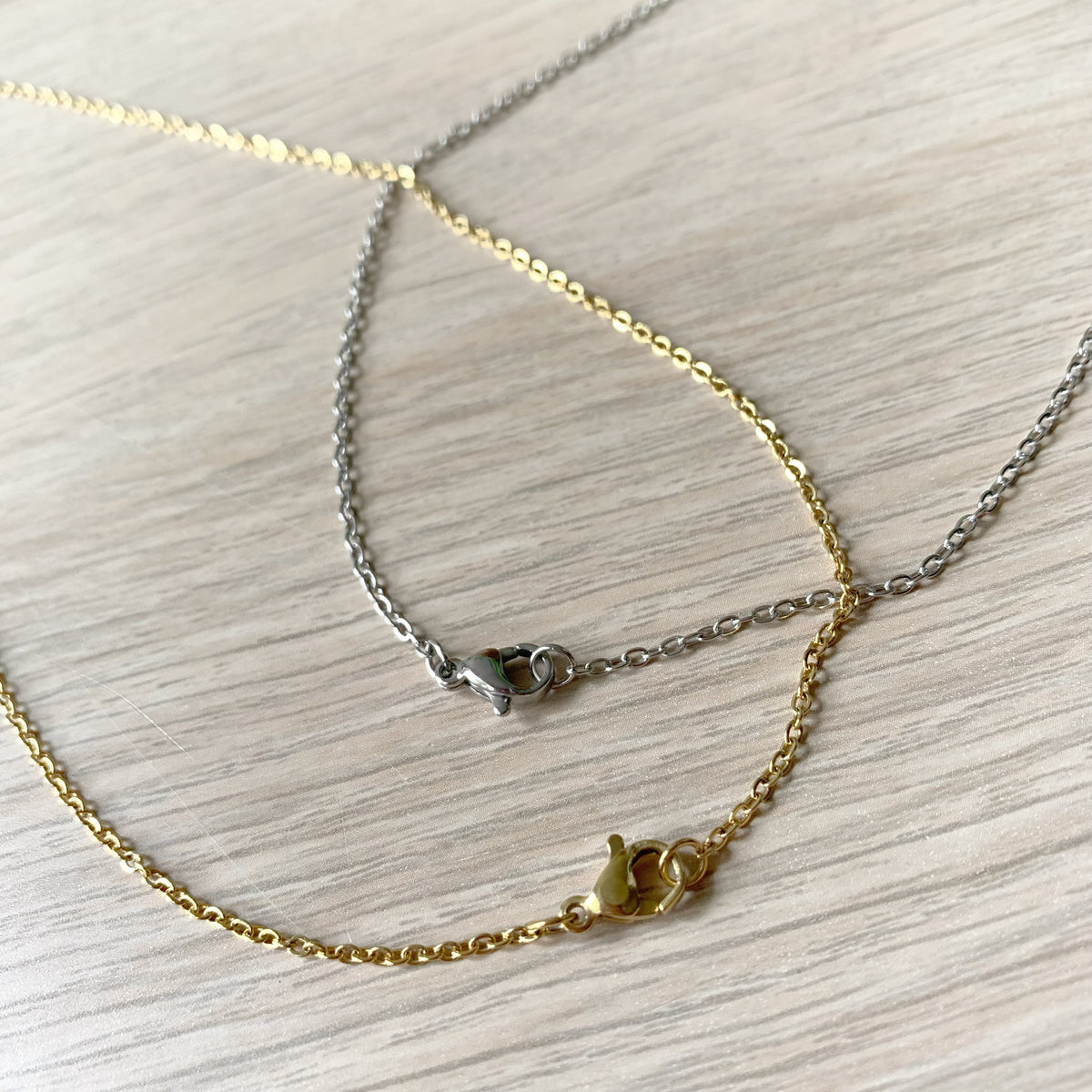 Gemstone & Freshwater Pearl - Stainless Steel Necklace