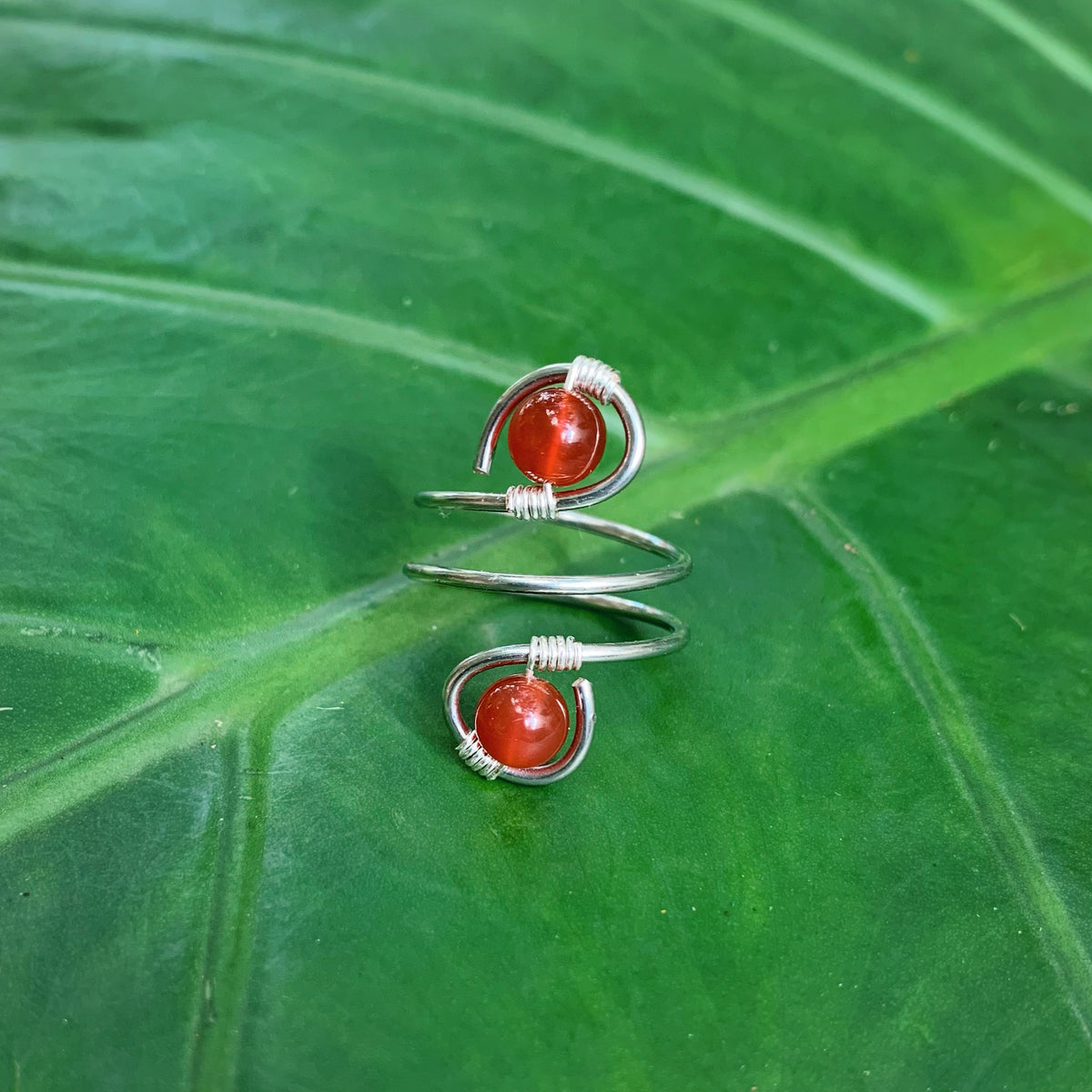 Carnelian Duo Ring #1