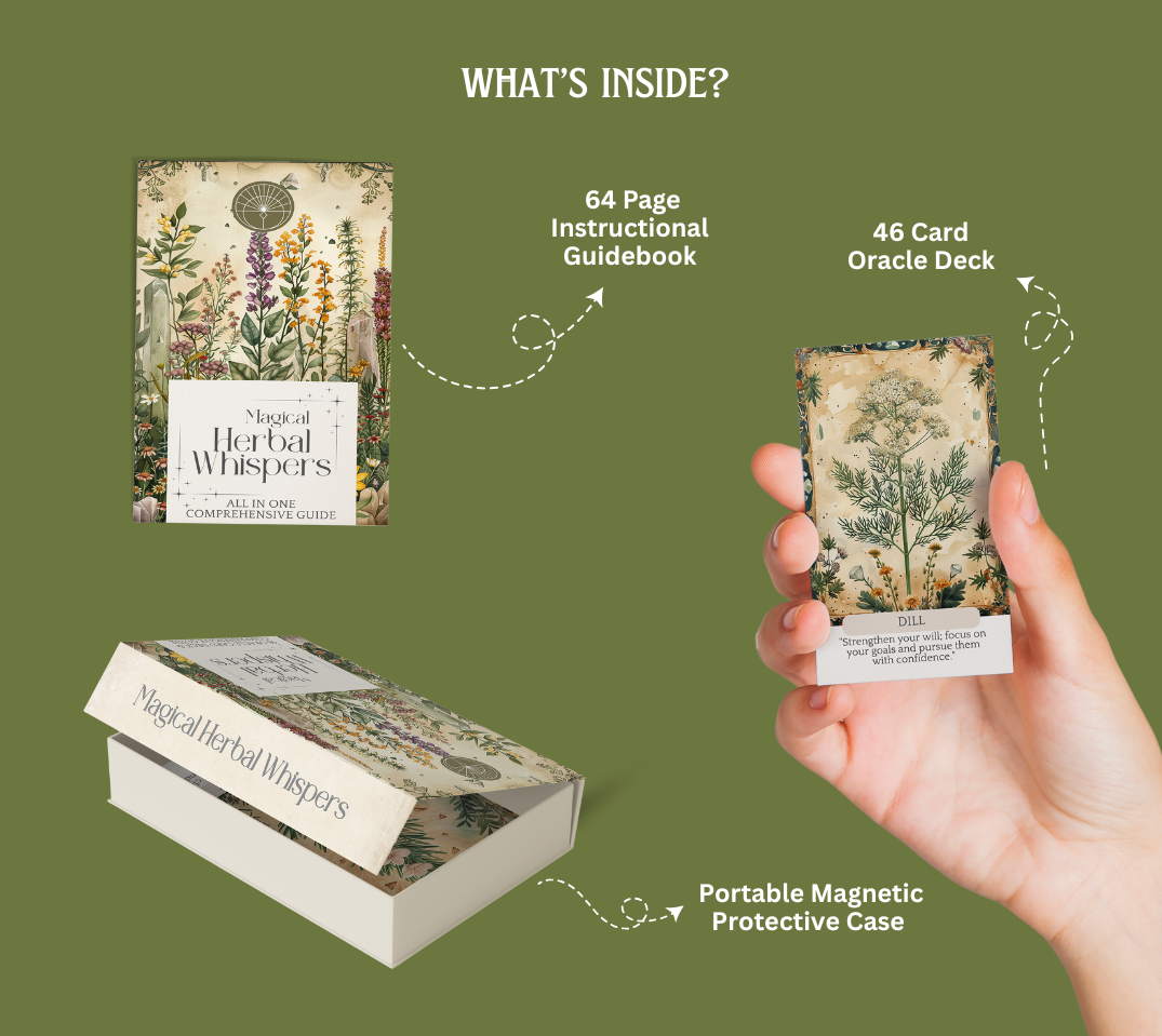 Magical Herbal Whispers Oracle Card Deck