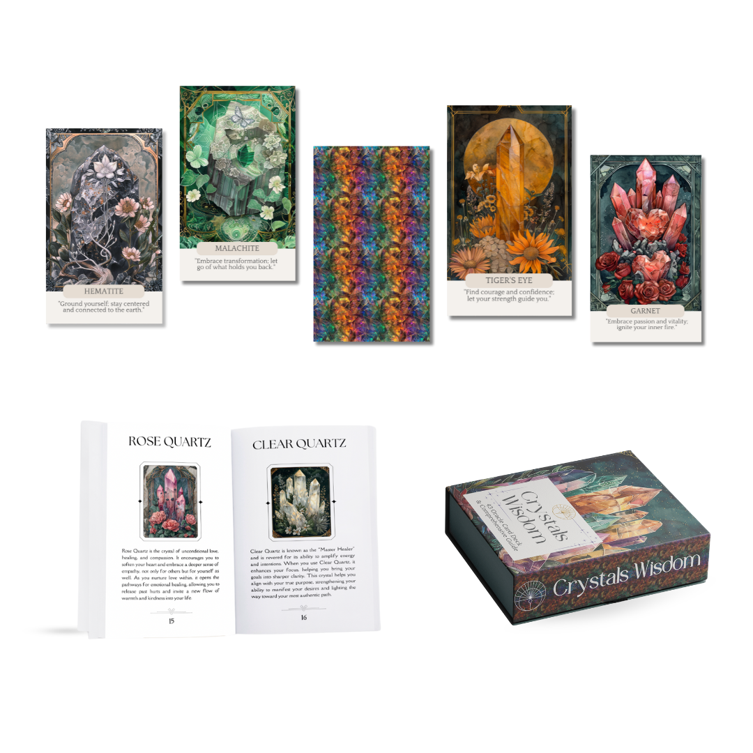 Crystal Wisdom Oracle Card Deck