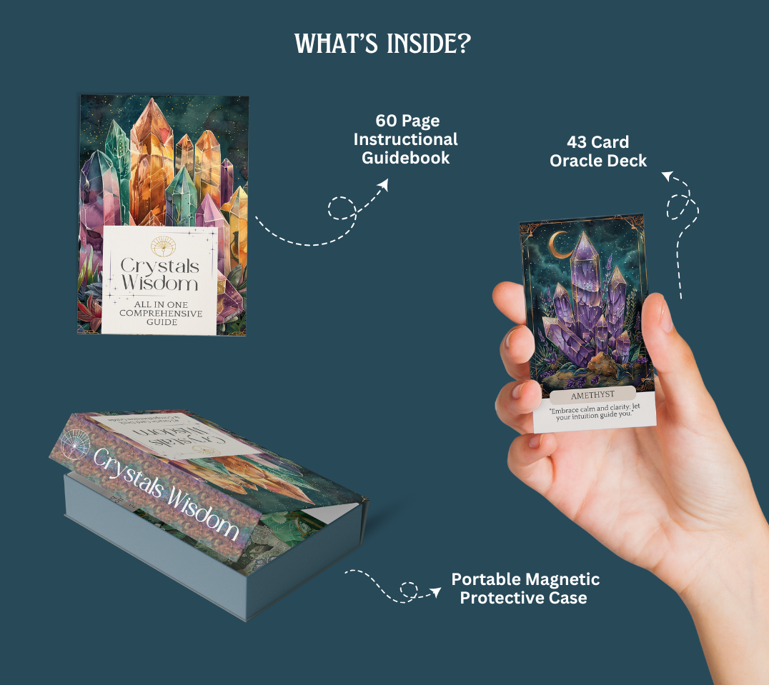 Crystal Wisdom Oracle Card Deck