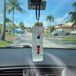 Load image into Gallery viewer, Selenite and 7 Chakras - Car Hanger
