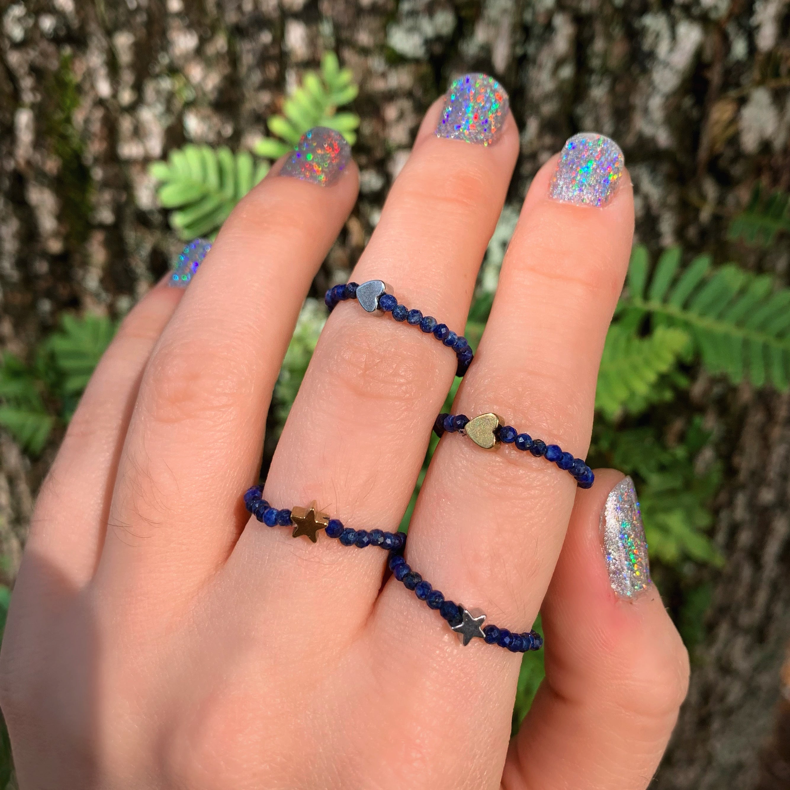 Faceted Lapis Lazuli Ring