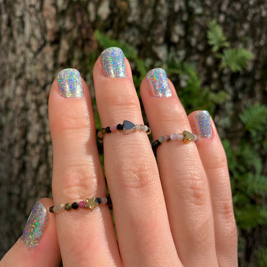 Faceted Watermelon Tourmaline Ring