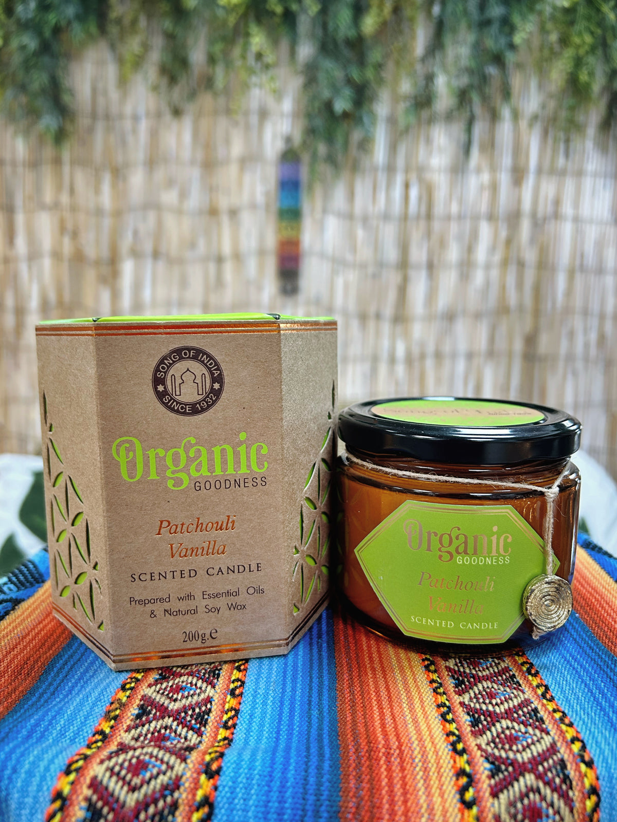 Patchouli Vanilla - Organic Candle