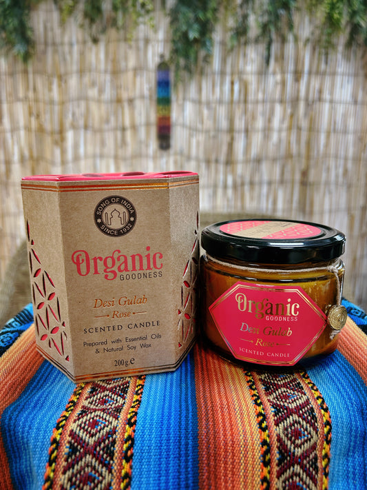 Desi Gulab Rose - Organic Candle