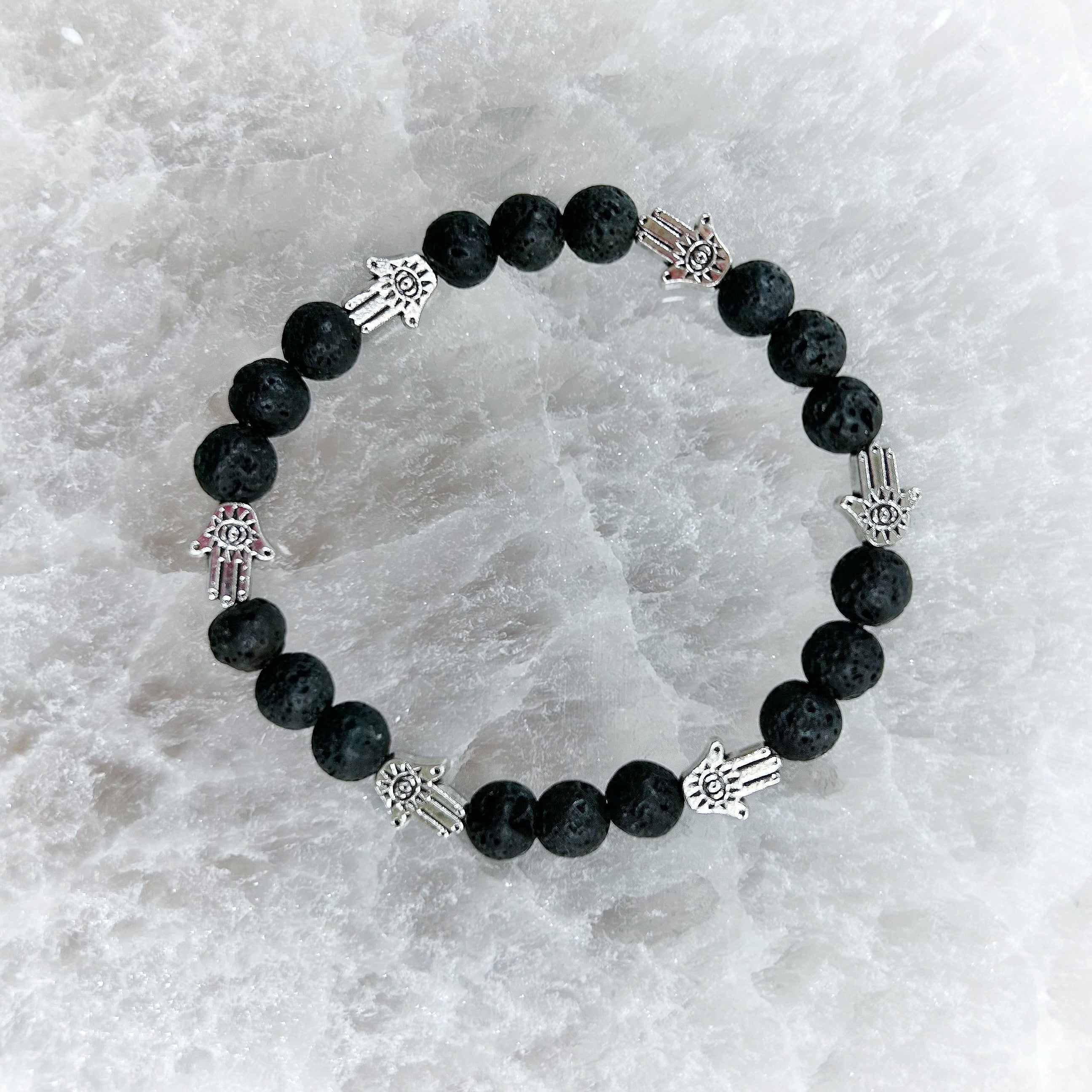 Lava Rock Bracelet 6mm