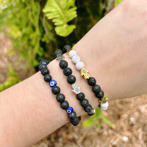 Lava Rock Bracelet 6mm