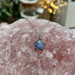 Load image into Gallery viewer, Flashy Labradorite Star - Stainless Steel Necklace
