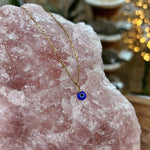 Load image into Gallery viewer, Evil Eye 5mm - Stainless Steel Necklace
