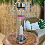 Load image into Gallery viewer, Rose Quartz Water Bottle
