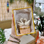 Load image into Gallery viewer, Pink Swan Couple - Trinket Box
