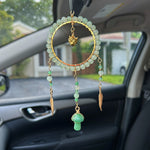 Load image into Gallery viewer, Aventurine Dream Catcher Style - Car Hanger
