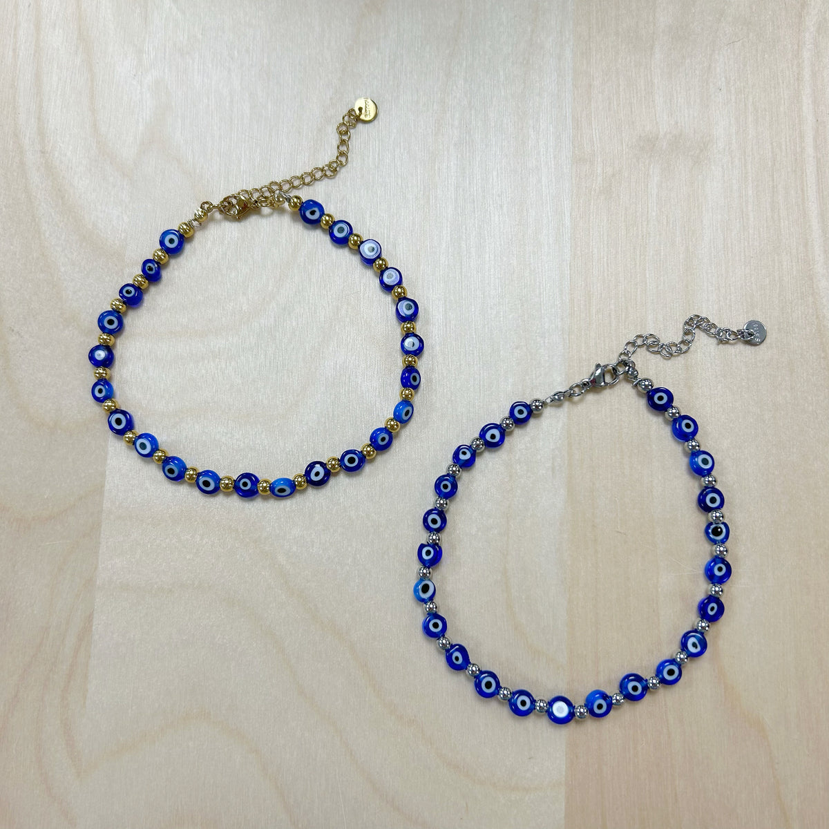 Evil Eye Anklet 6mm - Stainless Steel