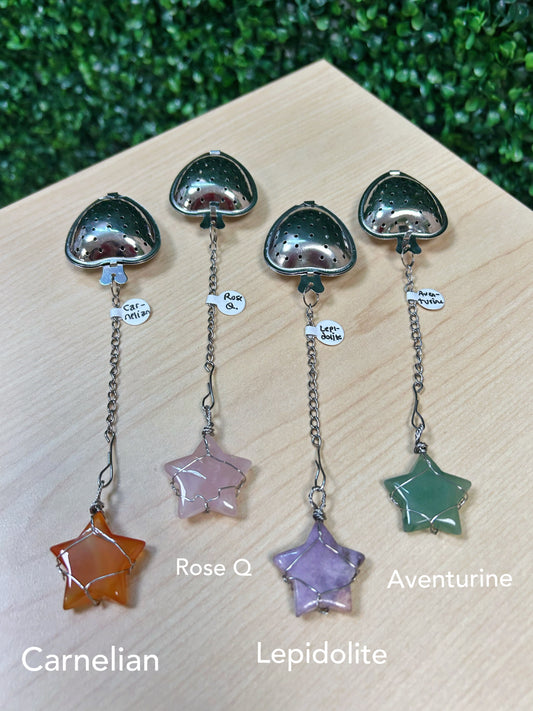 Crystal Tea Infusers - Stainless Steel