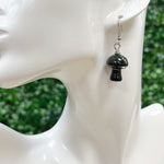 Load image into Gallery viewer, Crystal Mushroom Earrings - Stainless Steel
