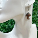 Load image into Gallery viewer, Crystal Mushroom Earrings - Stainless Steel
