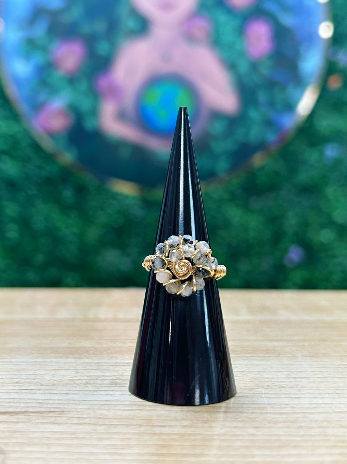 Crystal Rose Rings
