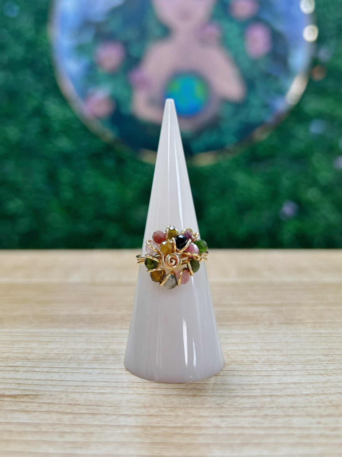 Crystal Rose Rings