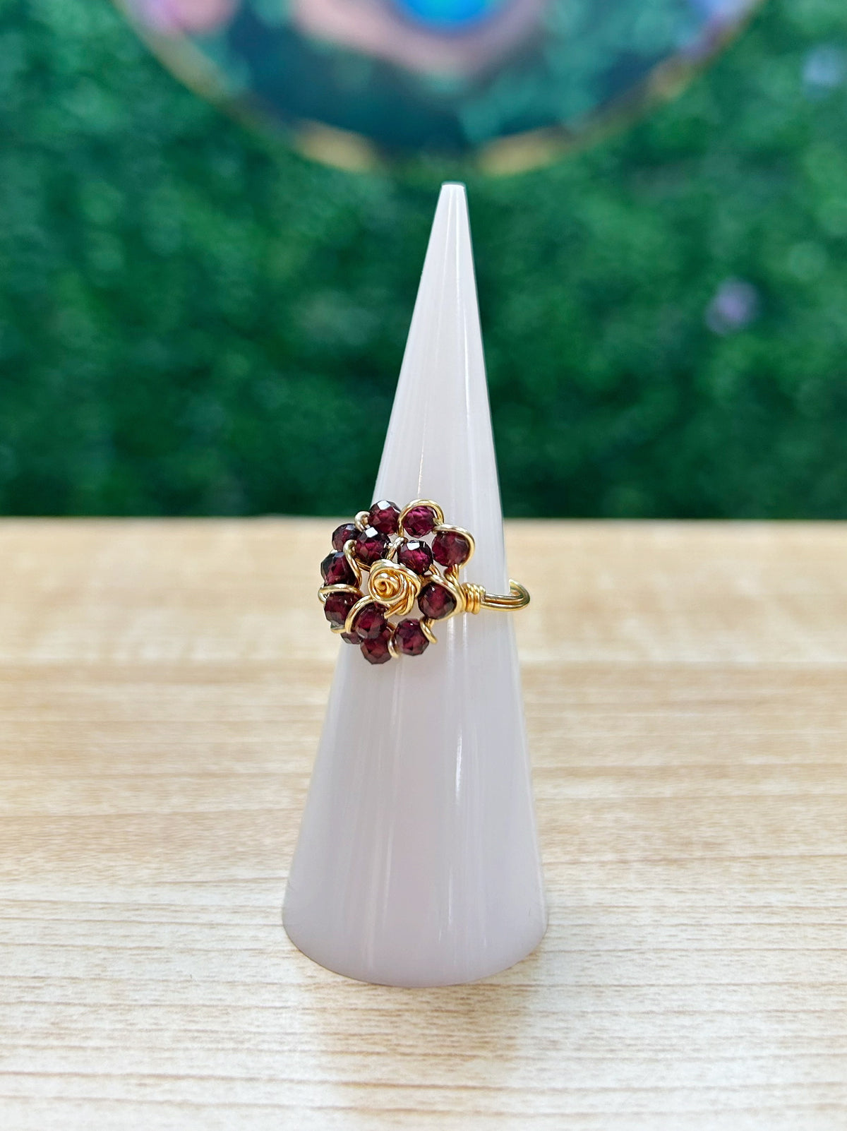 Crystal Rose Rings