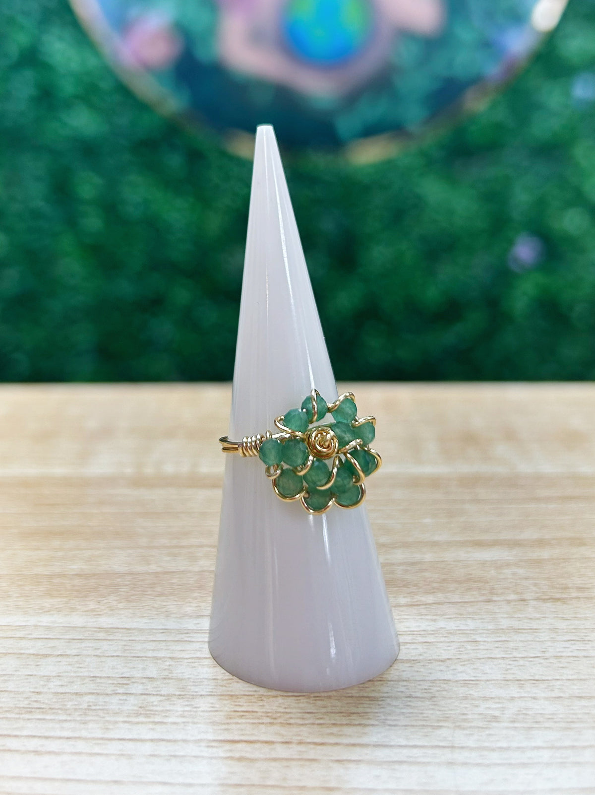 Crystal Rose Rings