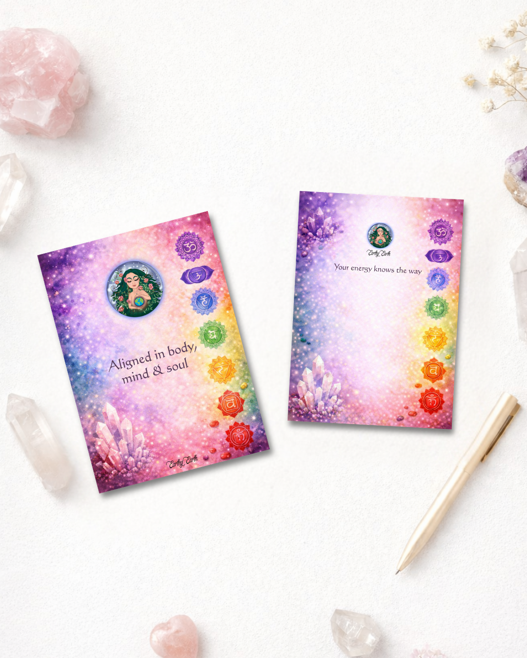 Aligned In Body, Mind & Soul - Greeting Card