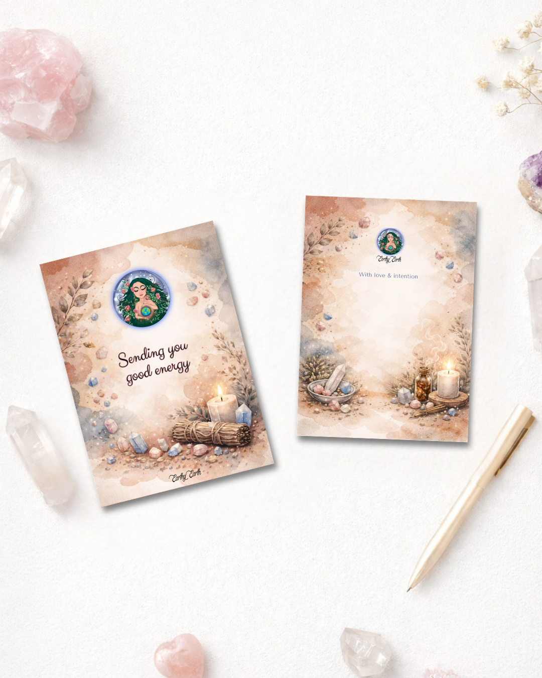 Sending You Good Energy - Greeting Card