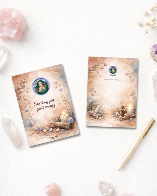 Sending You Good Energy - Greeting Card