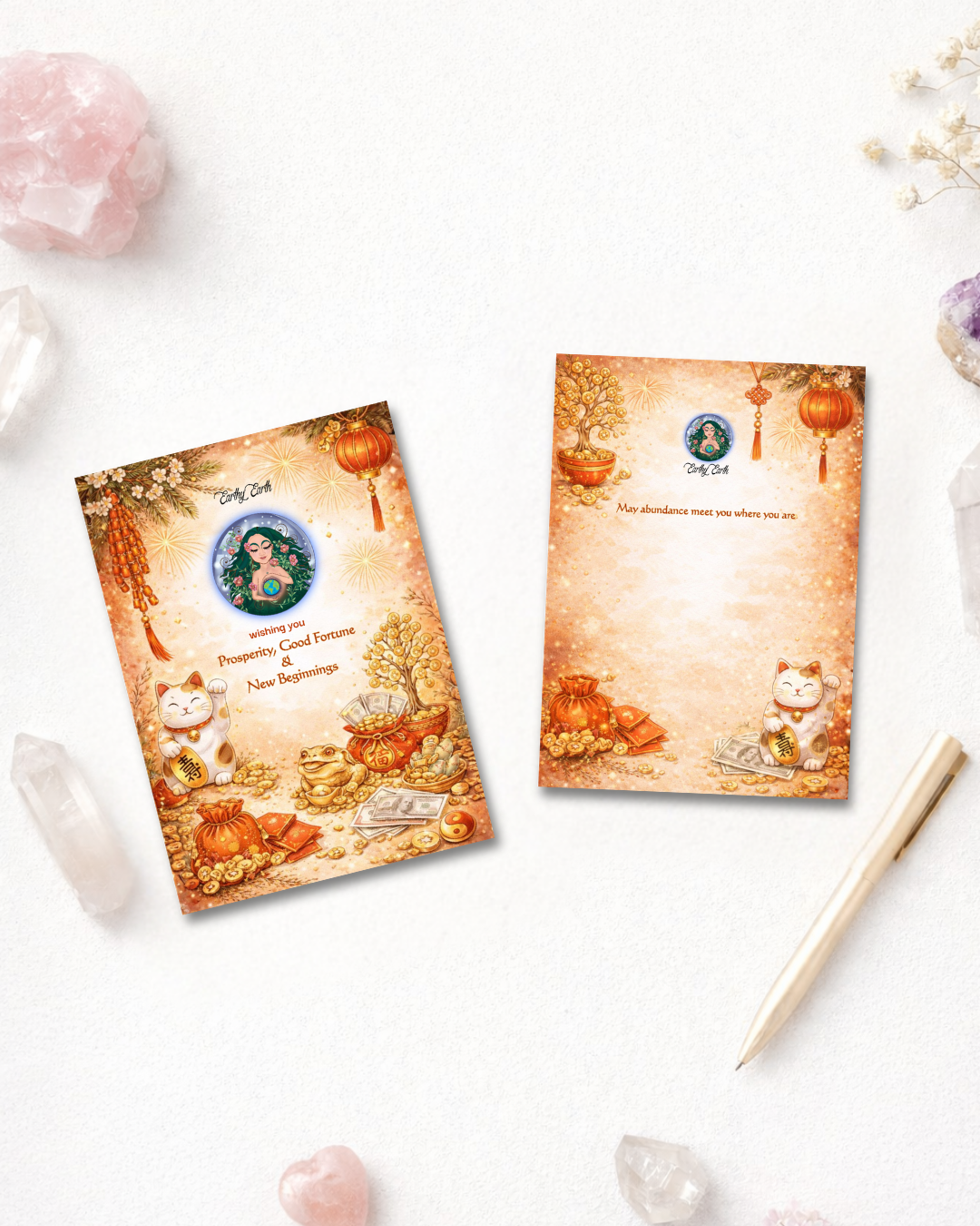 Wishing You Prosperity - Greeting Card