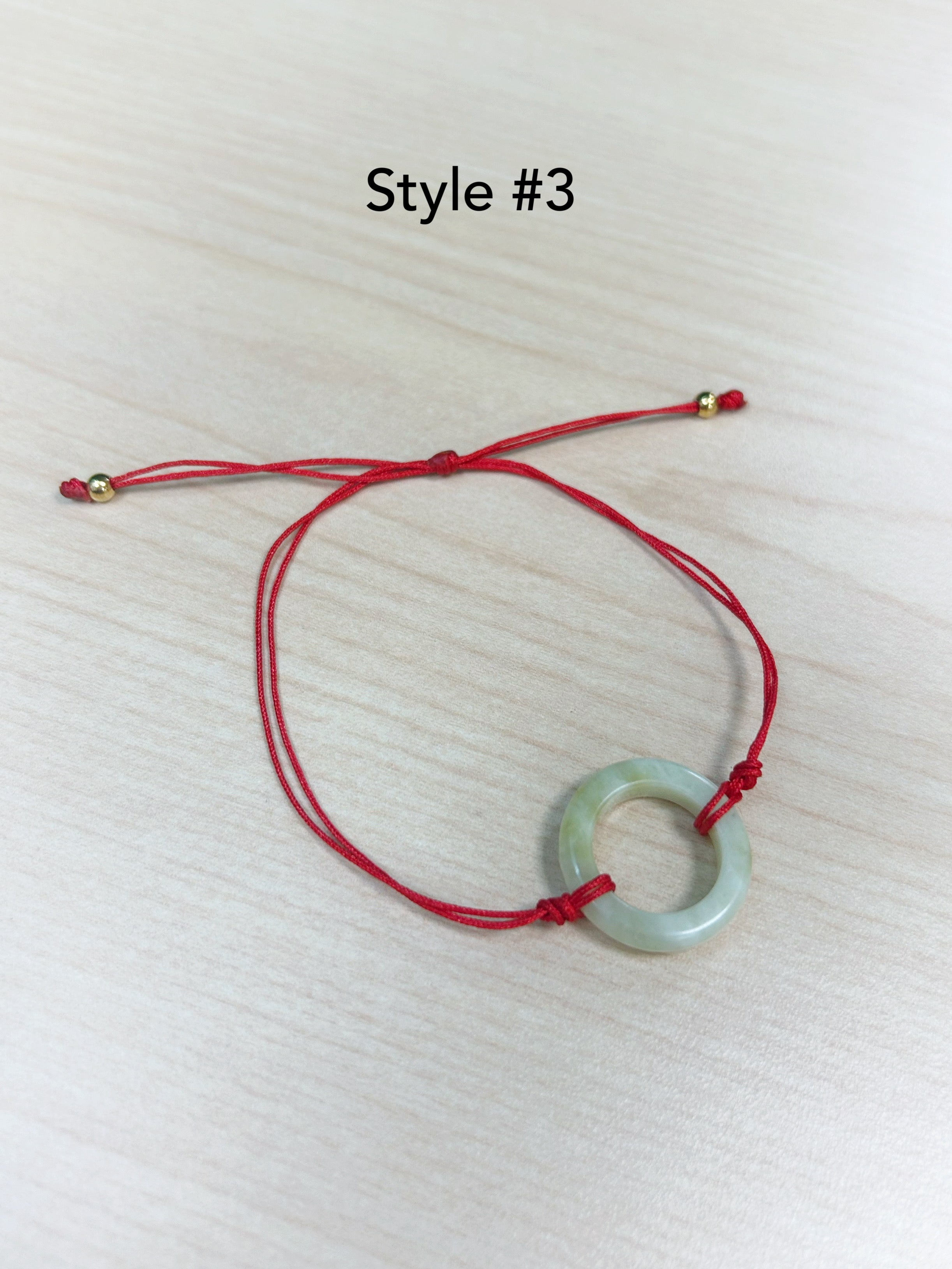 Jade Ring with Red String