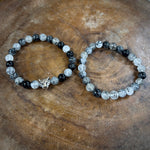 Load image into Gallery viewer, Quality Tourmalinated Quartz Bracelet 8mm
