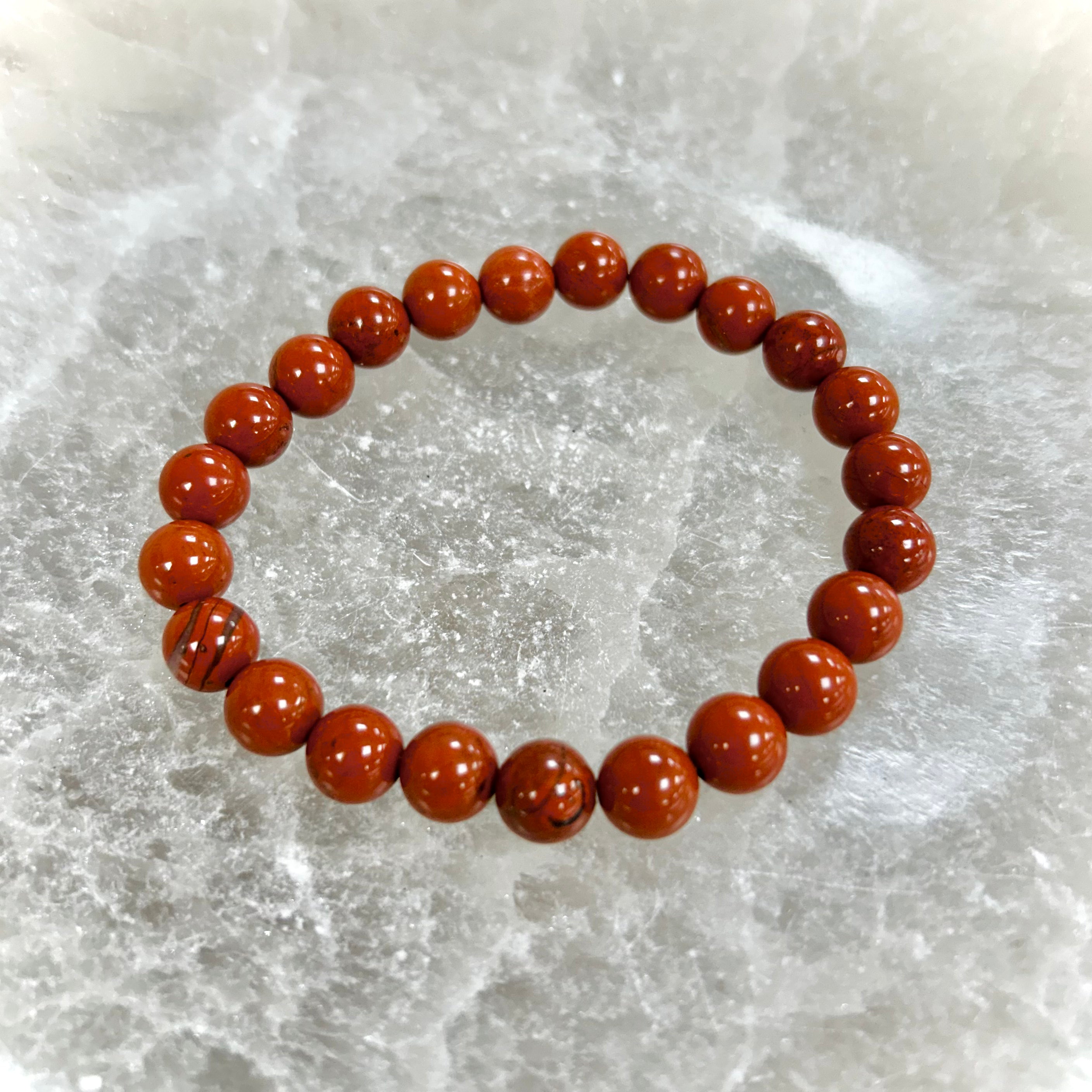 Red Jasper bracelet 8mm