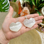 Load image into Gallery viewer, Selenite Puffy Heart 1.5&#39;&#39;
