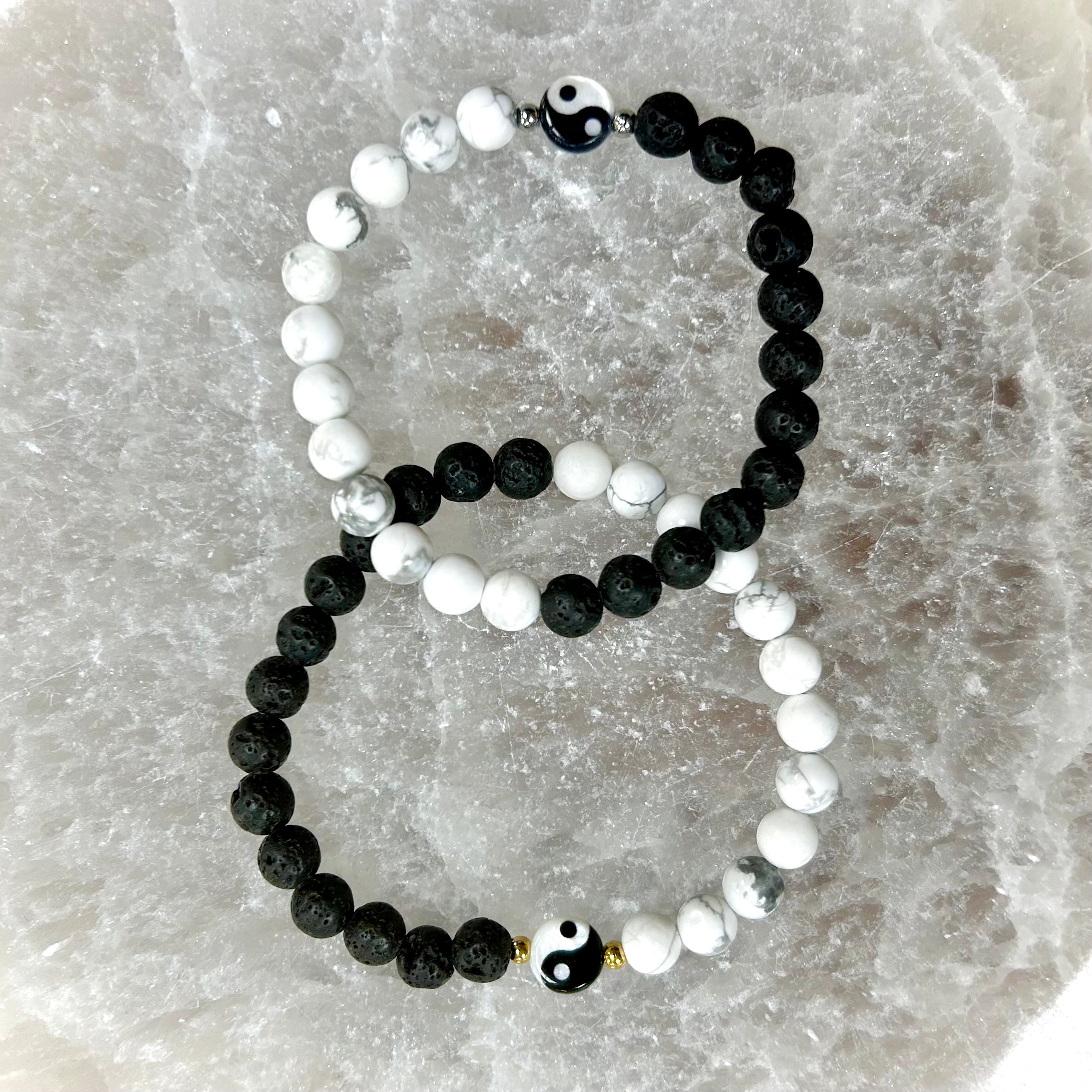 Yin Yang Balance Bracelet 6mm