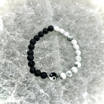 Load image into Gallery viewer, Yin Yang Balance Bracelet 6mm
