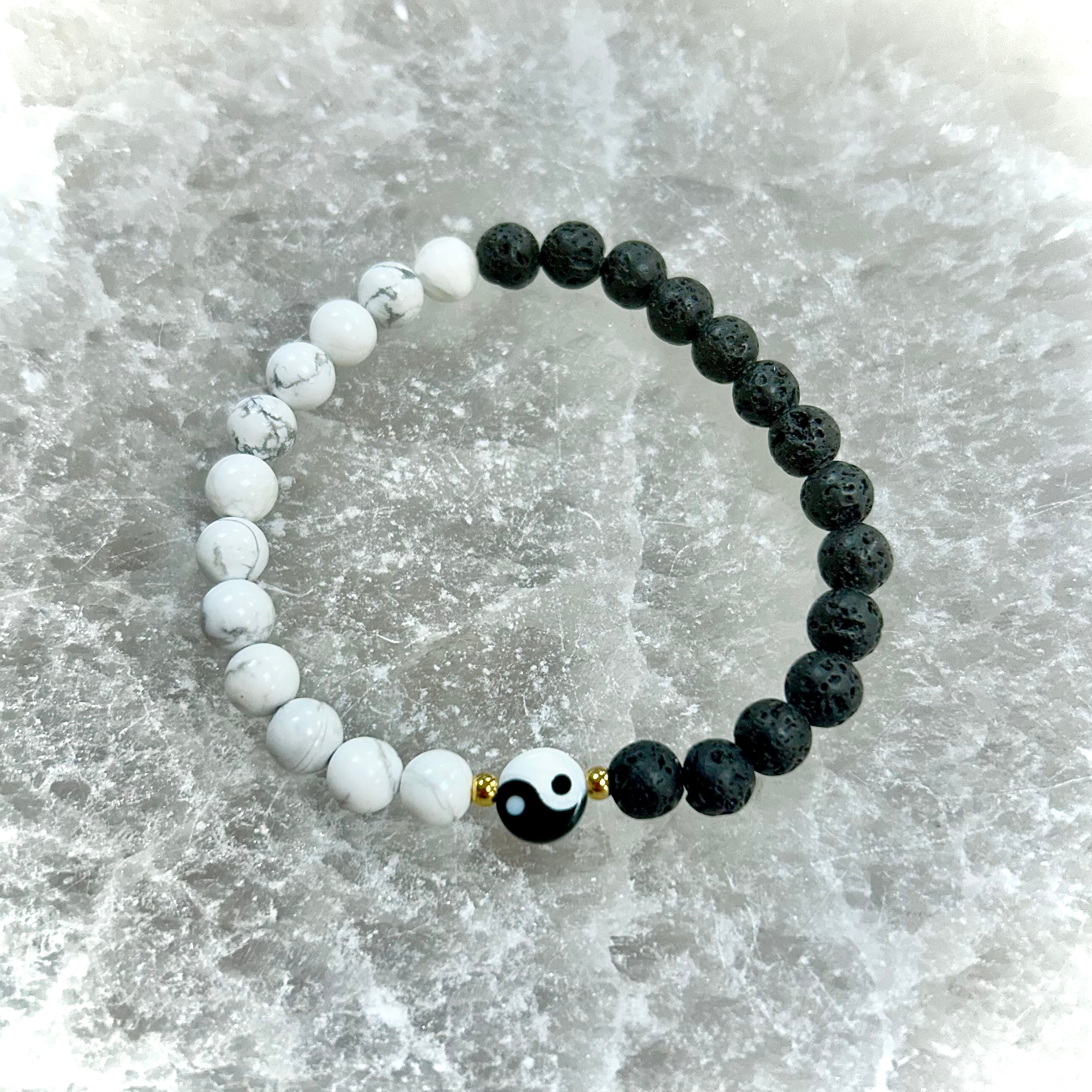 Yin Yang Balance Bracelet 6mm