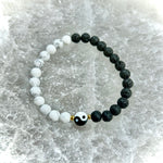 Load image into Gallery viewer, Yin Yang Balance Bracelet 6mm
