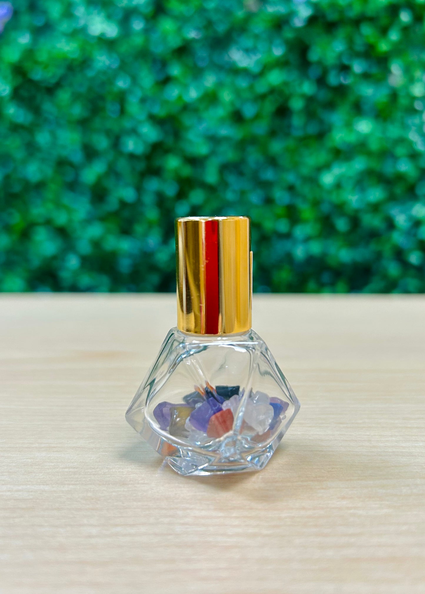 Empty Glass Roll-On with Crystals 8ml