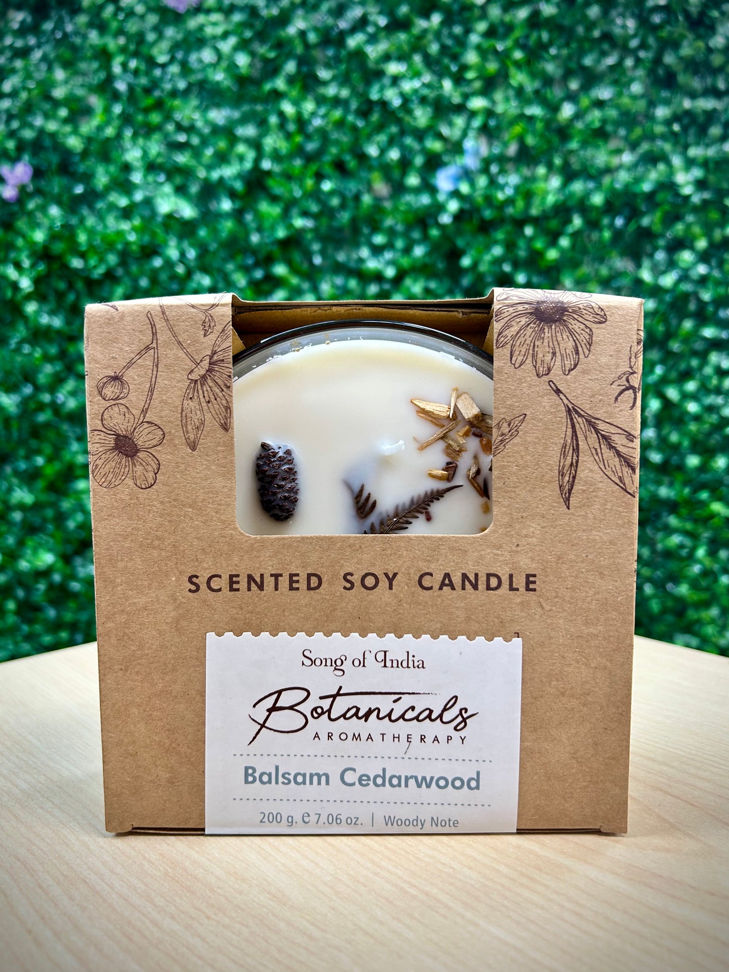 Botanical Cedarwood Soy Candle