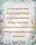 Load image into Gallery viewer, Mala Crafting &amp; Meditation - Day Retreat by Isis &amp; Gia
