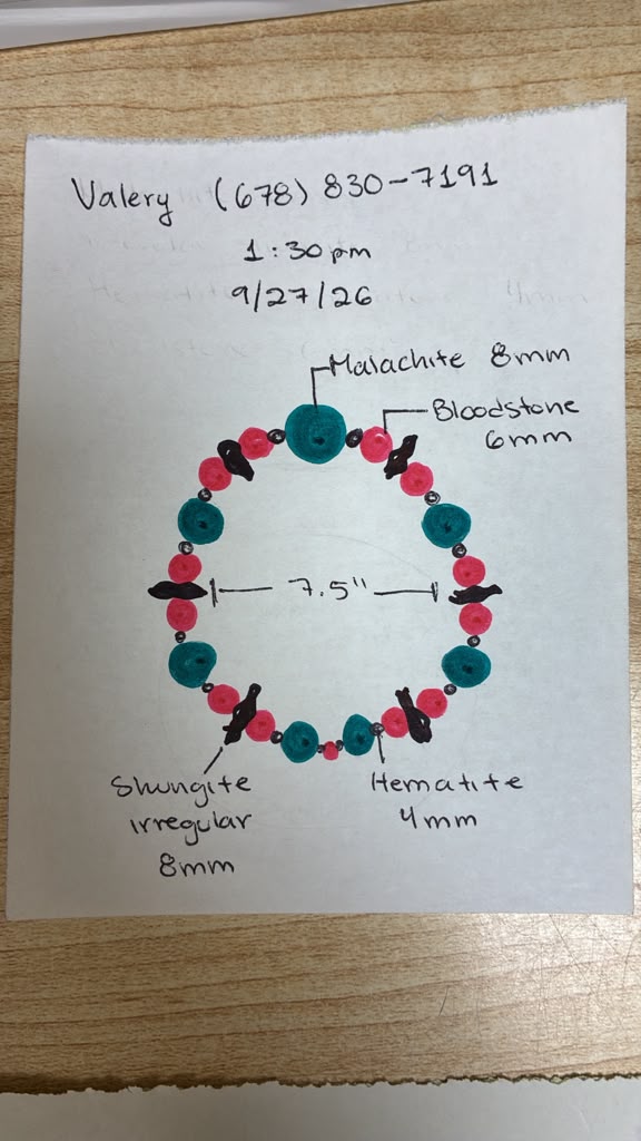 Reserved Valery - Custom Bracelet 7.5''