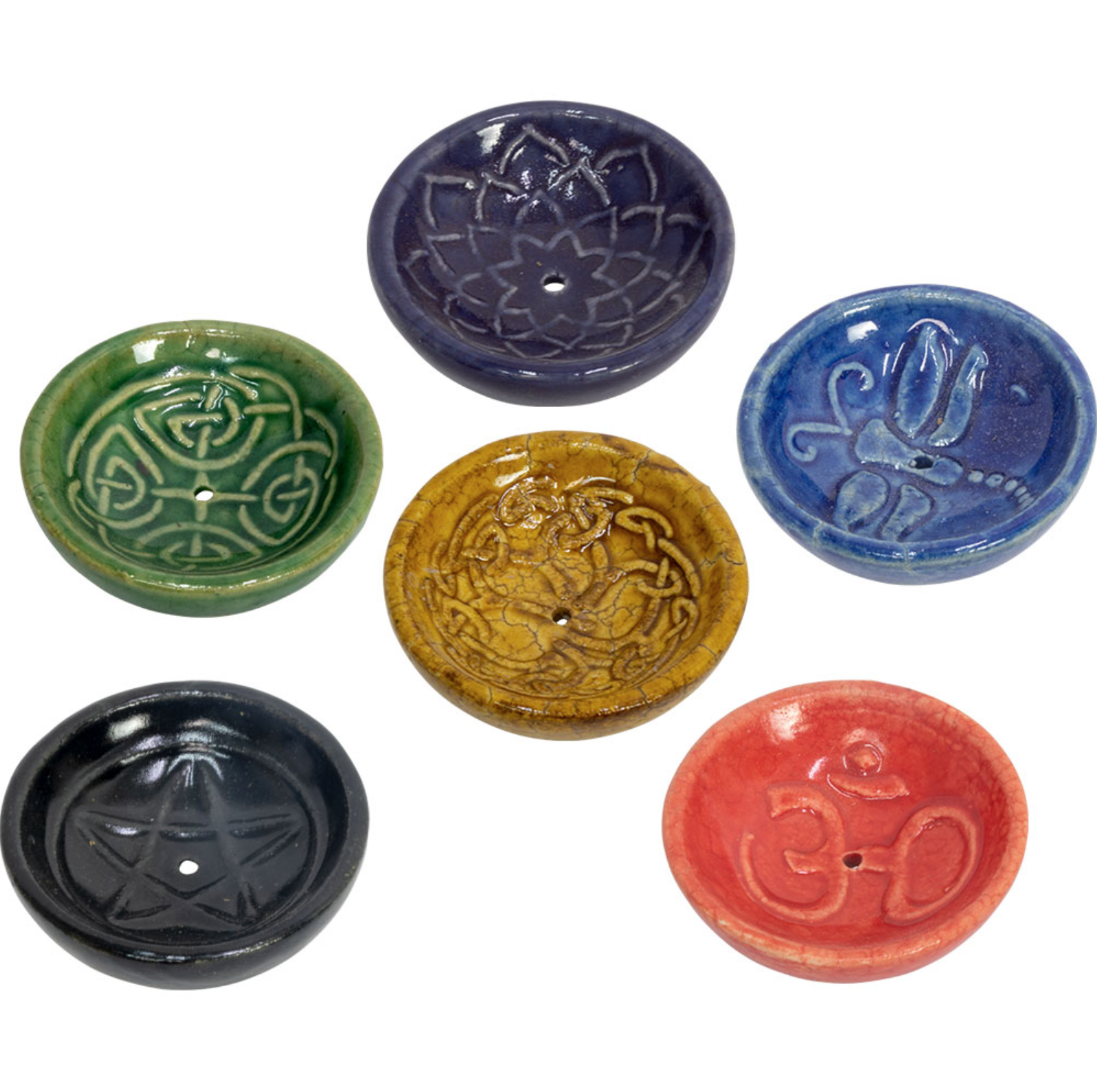 Mini Ceramic Incense Burner Bowls