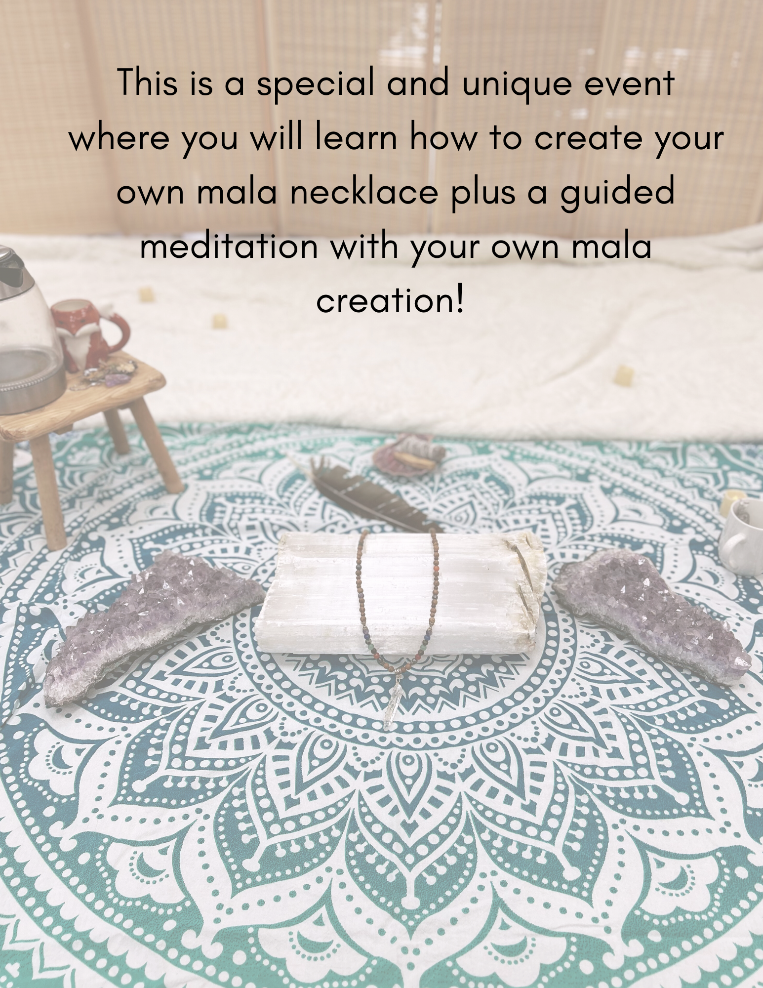 Mala Crafting & Guided Meditation Event by Gia and Isis