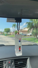 Load and play video in Gallery viewer, Selenite and 7 Chakras - Car Hanger

