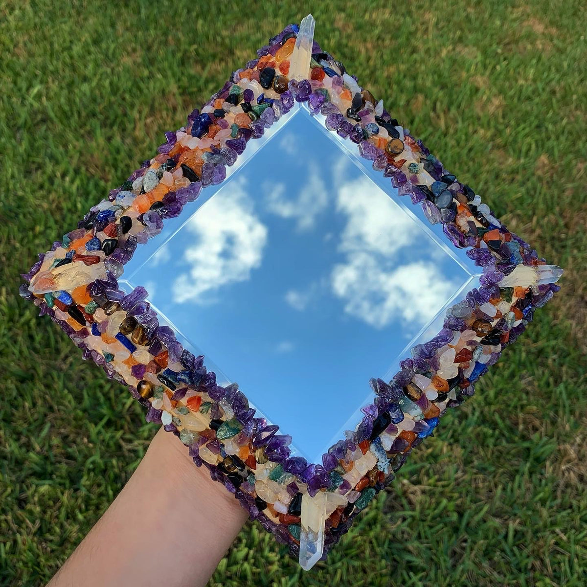 Rhombus 7 Chakra Mirror