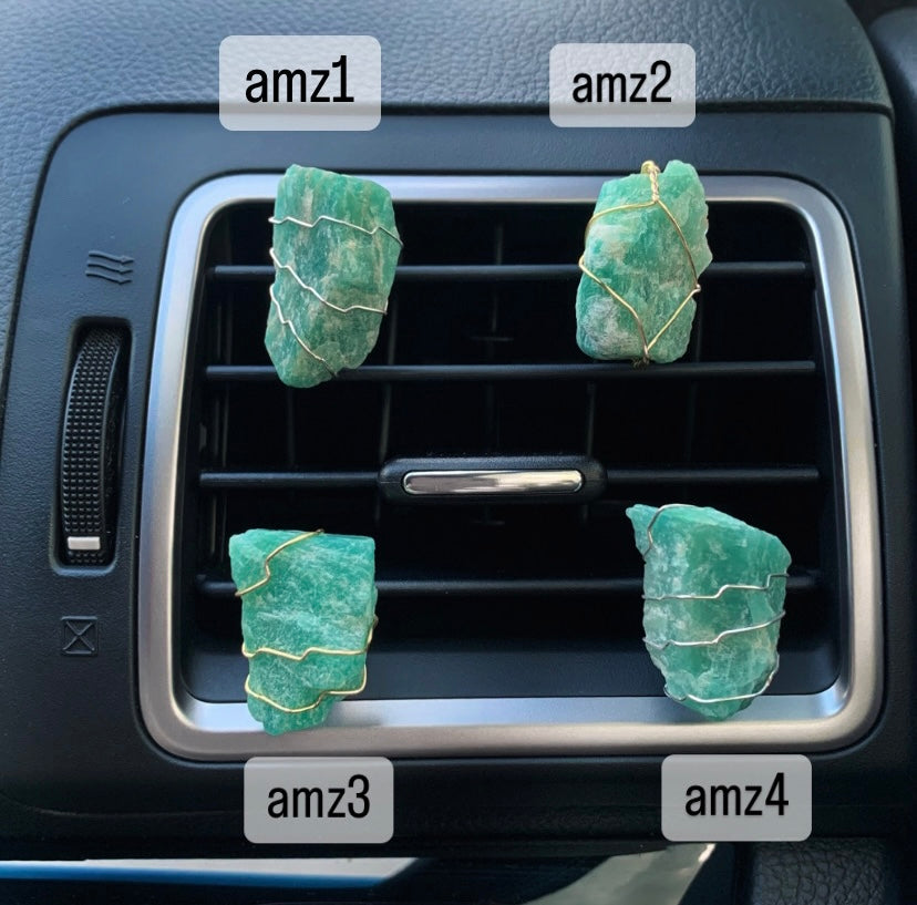 Amazonite Car Clip