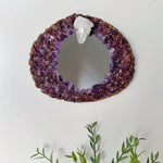 Load image into Gallery viewer, Oval Amethyst Mirror #1
